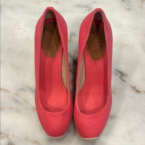 J. Crew Pink Espadrille Shoes